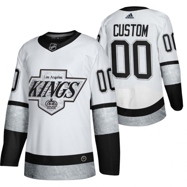 Kinder Los Angeles Kings Eishockey Trikot #00 Benutzerdefinierte 2021-22 3rd Weiß Classic